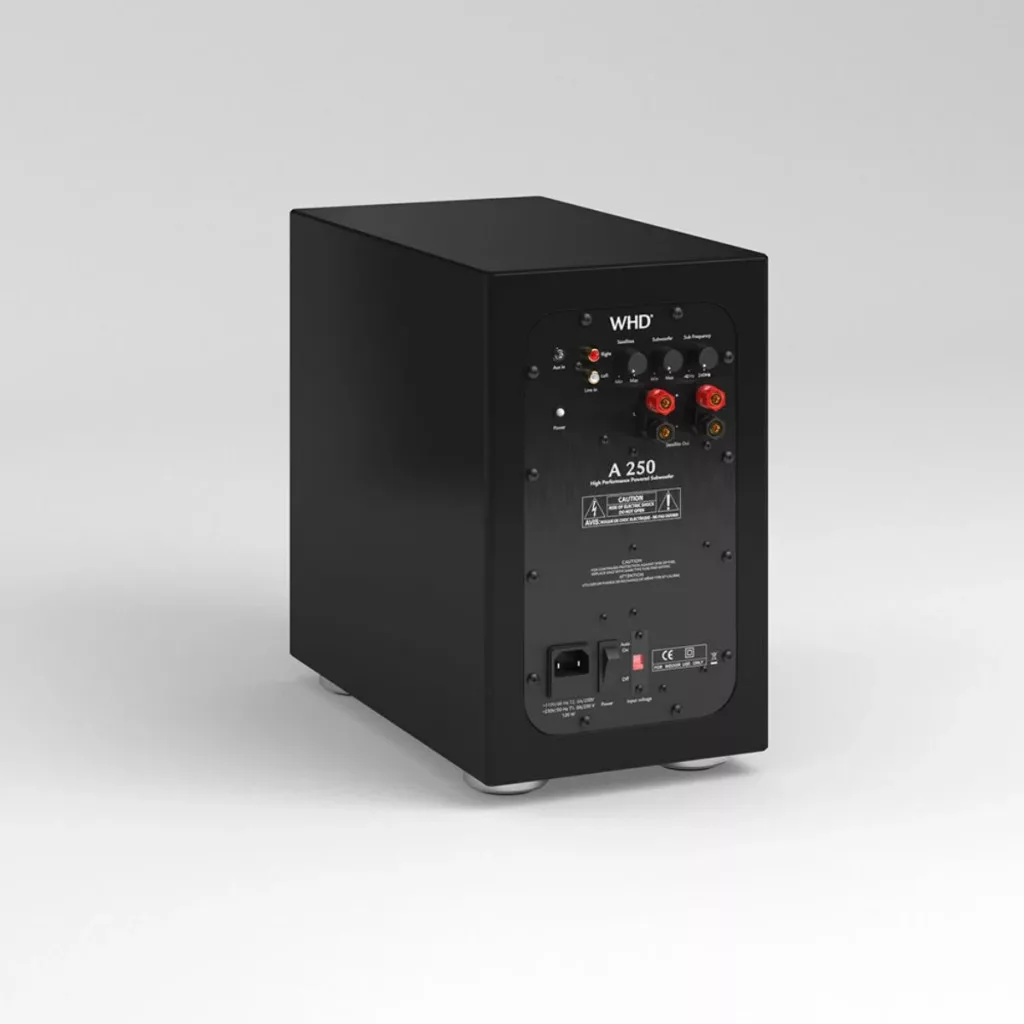 WHD A 250 - Aktív mélynyomó (Fekete, 100W) - 2. kép