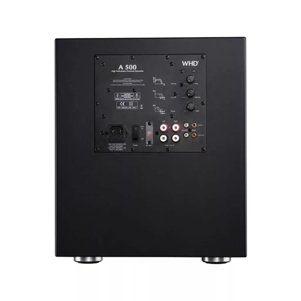 WHD A 500 - Passzív mélynyomó (Fekete, 200W) - 2. kép