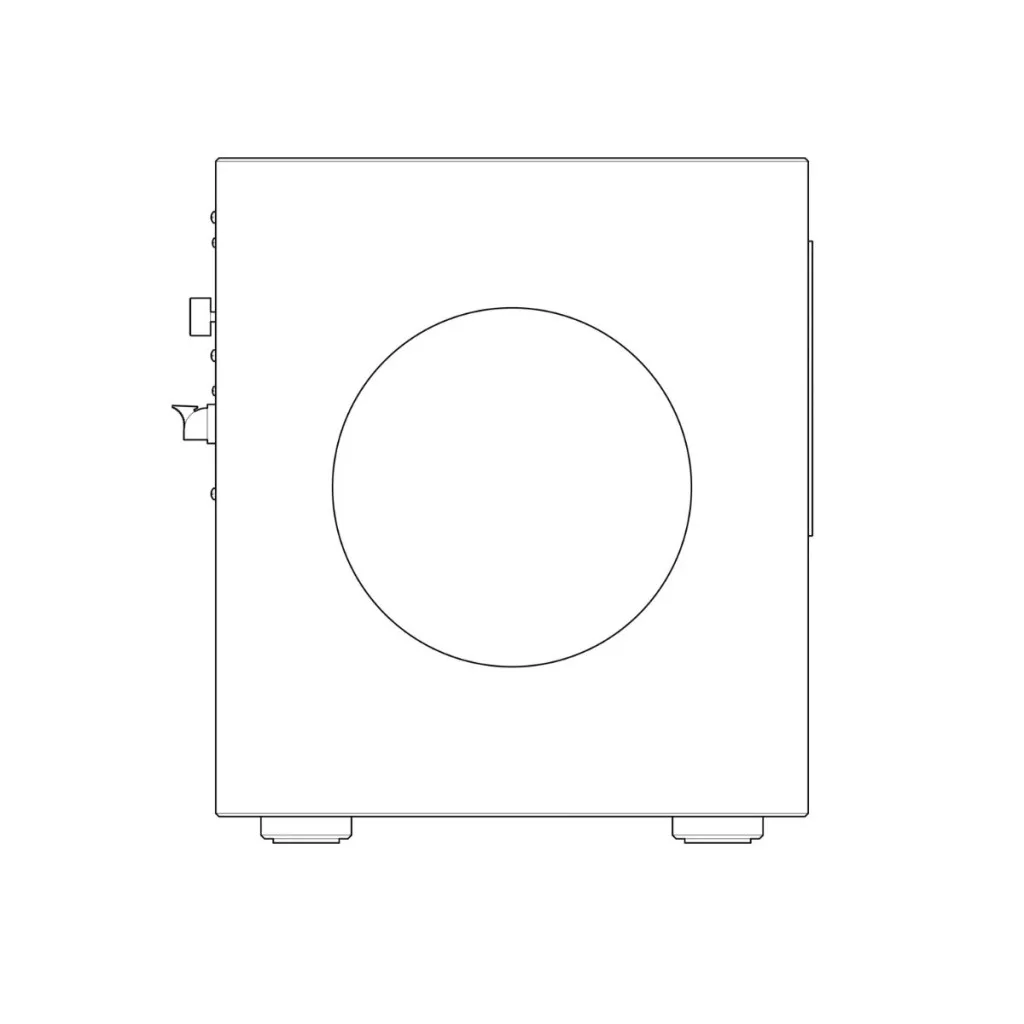 WHD A 500 - Aktív mélynyomó (Fekete, 250W) - 6. kép