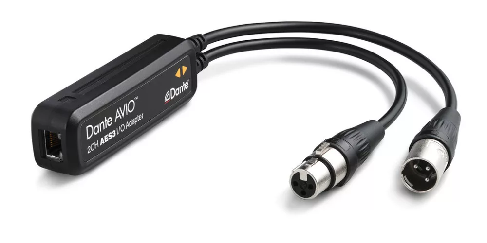 ADP-AES3-2X2 Dante® AVIO AES3/EBU digitális adapter - 2. kép