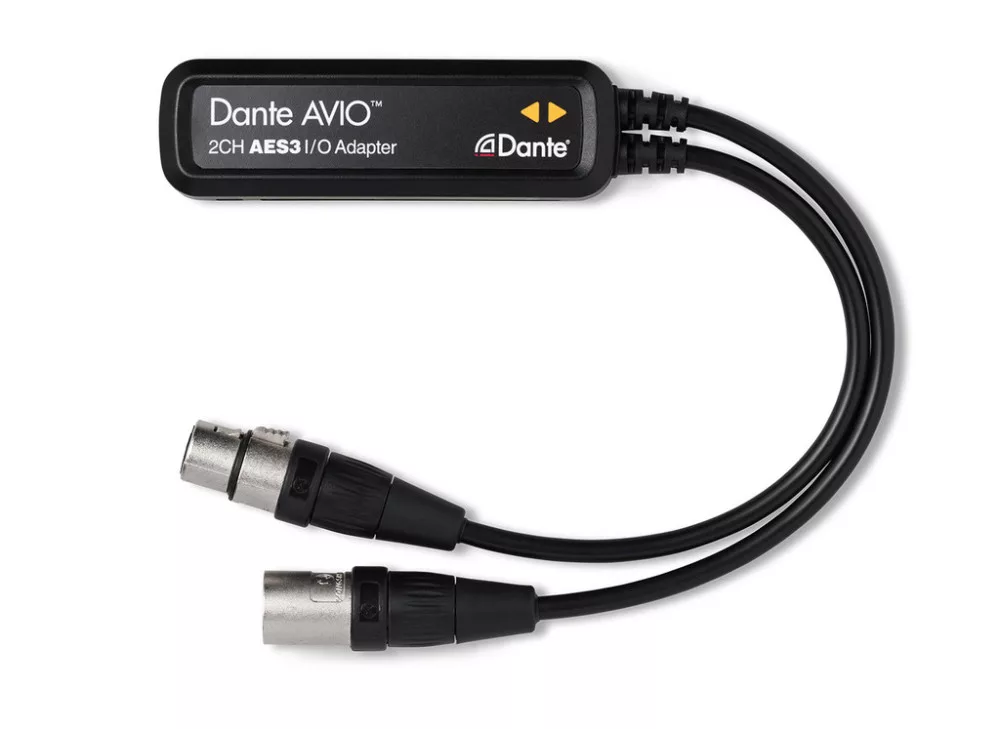 ADP-AES3-2X2 Dante® AVIO AES3/EBU digitális adapter - 4. kép