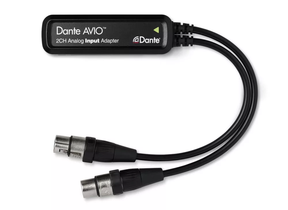 ADP-DAI-2X0 Dante ® AVIO analóg bemeneti adapter - 4. kép
