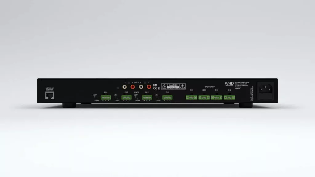 AMP4200 AMP4200, fekete – Négyzónás D osztályú erősítő - 3. kép