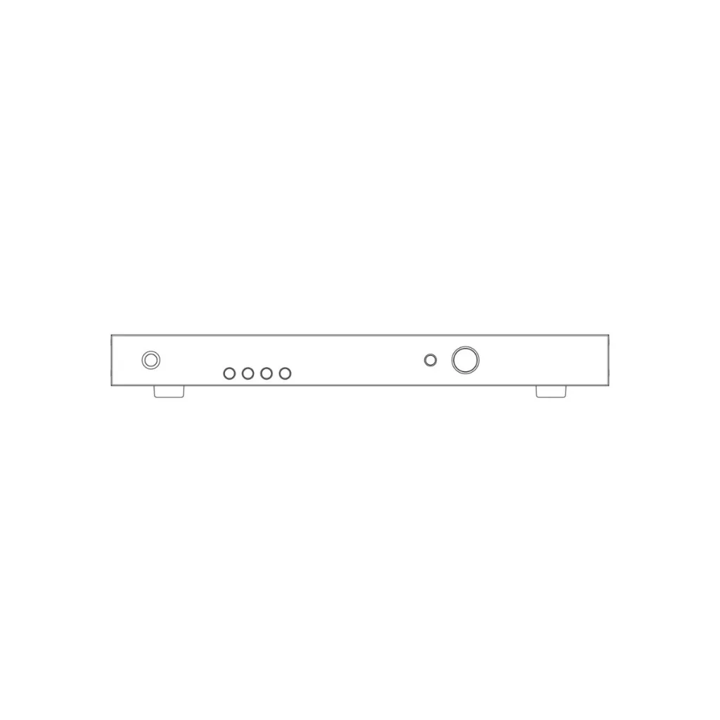 AMP4200 AMP4200, fekete – Négyzónás D osztályú erősítő - 6. kép