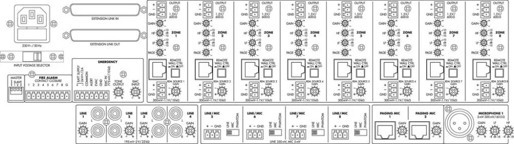 ARM-880 Audio mátrix router - view 4