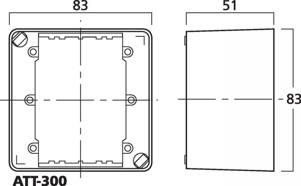 ATT-300 Falra mountable housing - view 2