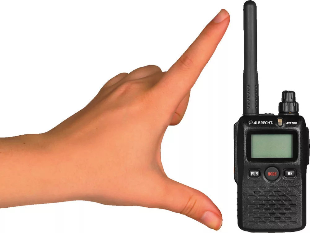 ATT100 Idegenvezetői (Tour Guide) zsebadó, 446 MHz - 2. kép
