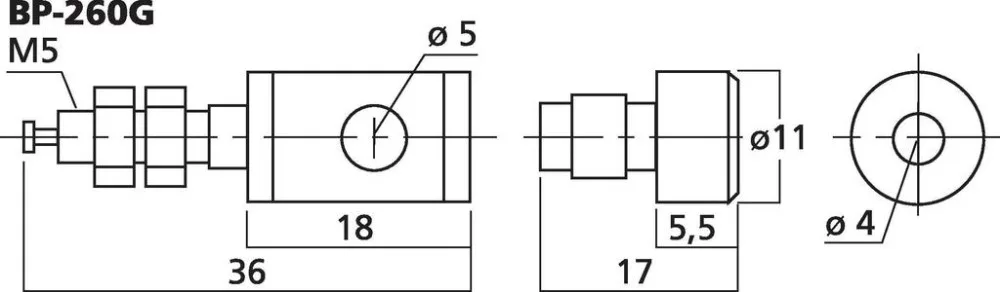 BP-260G Speaker connector pair - view 2