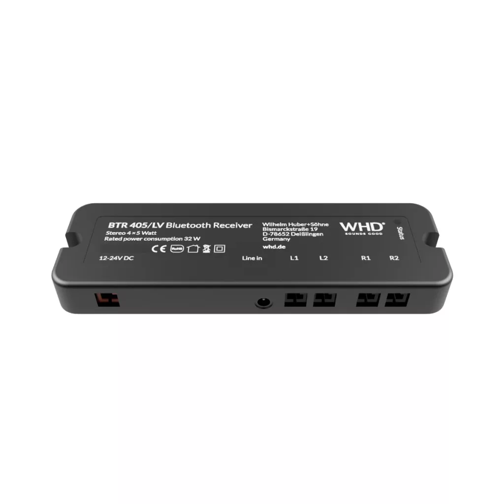 BTR405LV BTR 405 LV, fekete – Bluetooth vevő 12–24 V