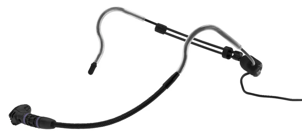 CM-214U Elektrét fejpántos mikrofon fekete színű kivitelben