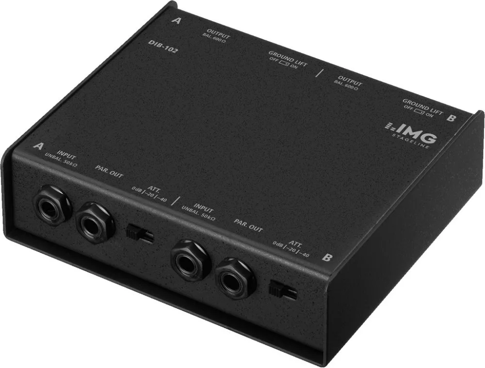 DIB-102 2-channel DI-box