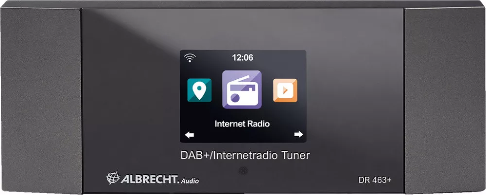 DR-463 WLAN Internet radio tuner with DLNA, DAB+, FM and Bluetooth