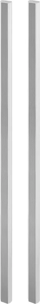 ETS-120SL_WS Narrow line array elrendezésű design column speaker pair, extrudált aluminium in housing