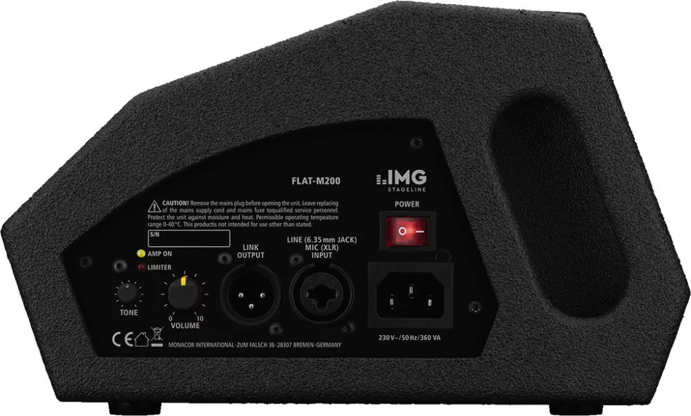 FLAT-M200 Aktív PA szinpadi monitor hangfal, 300 W - 5. kép