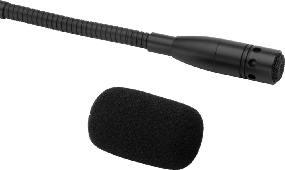 GM-5212SW Elektret hattyúnyak mikrofon ki/be nyomógombbal - 5. kép