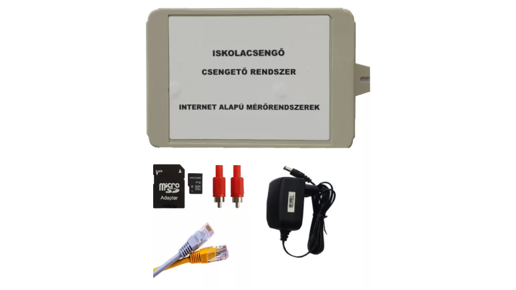 Monacor GP-32-SB-MP3 - iskolai csengetésvezérlő (RTC modul, MP3)