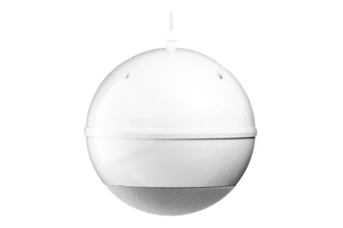 KL1603WT12 KL 1603/2-T12, white – 2-way, 100V, 12W pendant sphere speaker
