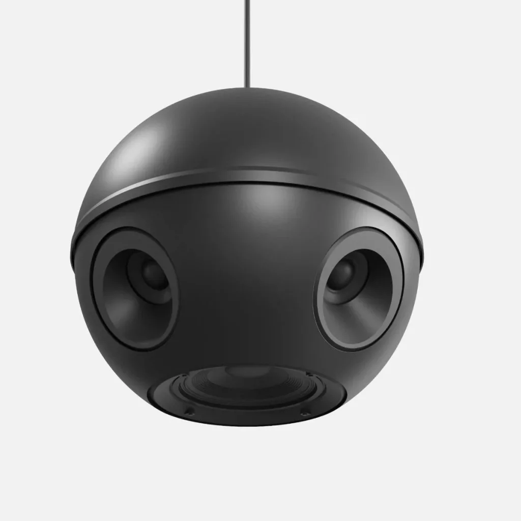 KL1900WGST25 KL 1900 WG-T25, matt fekete – 100 V-os, 25 wattos gömbhangszóró
