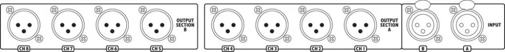 LS-280_SW 8-csatornás vonalsplitter - 2. kép