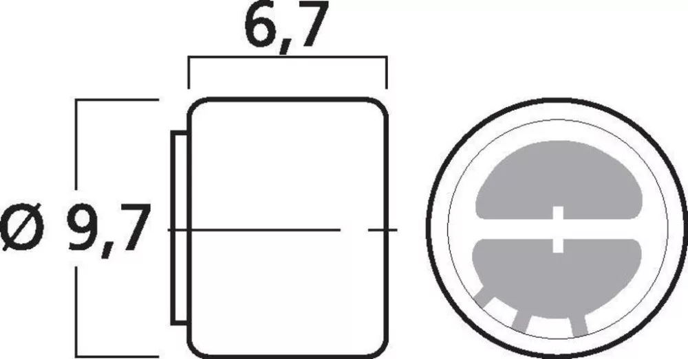 MCE-400 Minőségi elektrét mikrofonkapszula - 3. kép