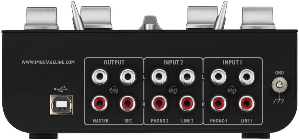 MPX-20USB 3-csatornás sztereó DJ keverőpult - 4. kép