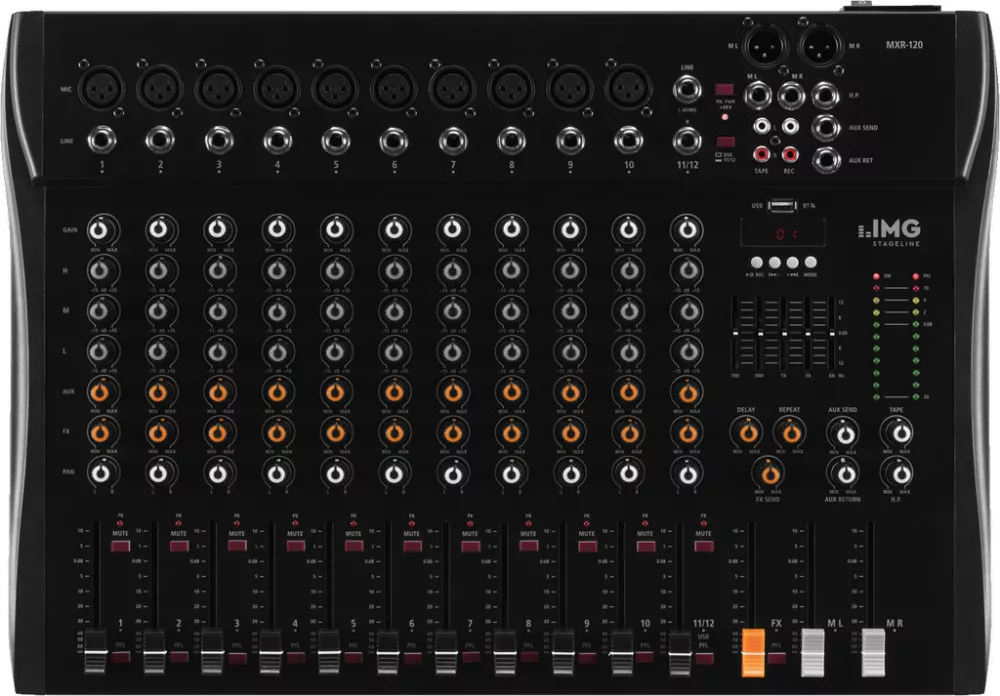 MXR-120 12-csatornás audió keverő - 2. kép