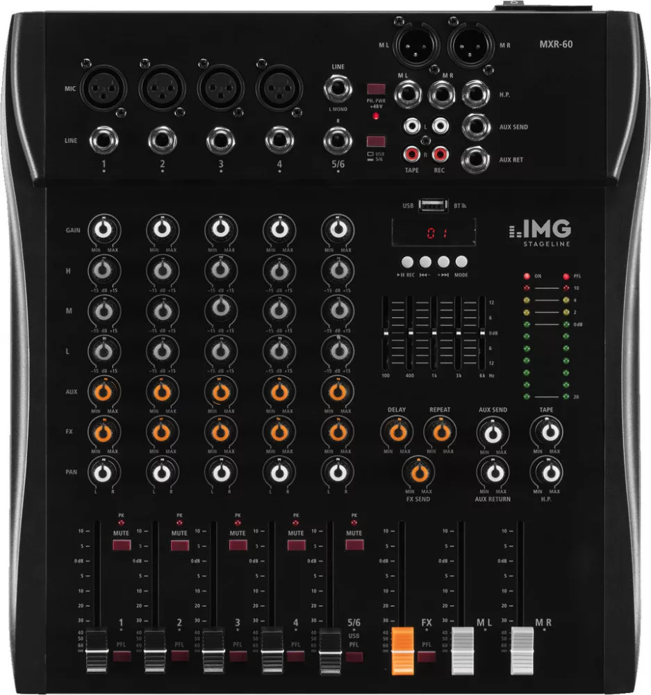 MXR-60 6-csatornás audió keverő - 2. kép