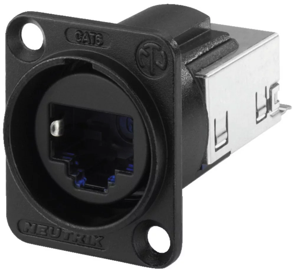NE-8FDYC6B Panel-mount EtherCon sockets