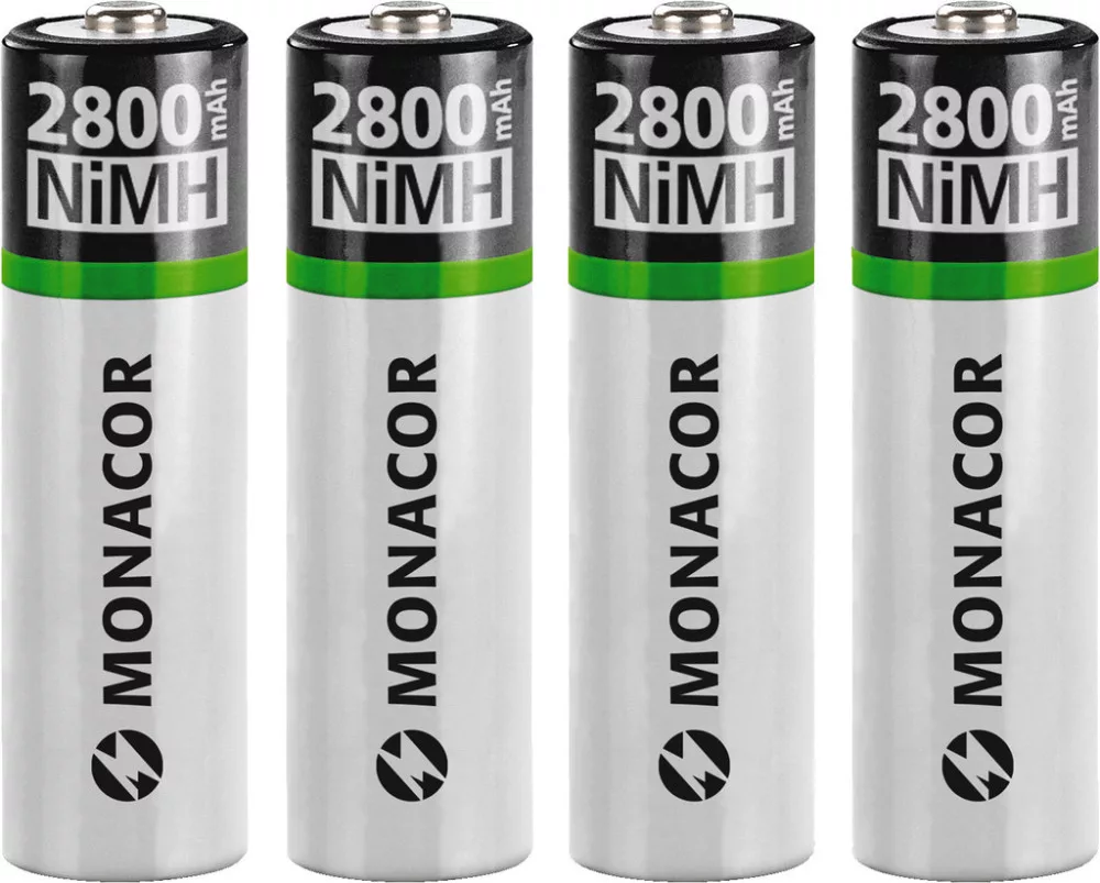 NIMH-2800_4 NiMH Akkumulátorok AA méretben, 4-piece szettben