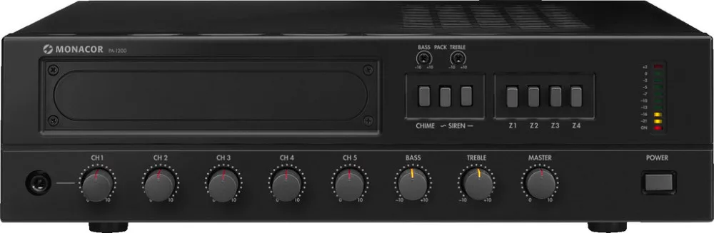 PA-1200 4-zone PA mono mixer amplifier