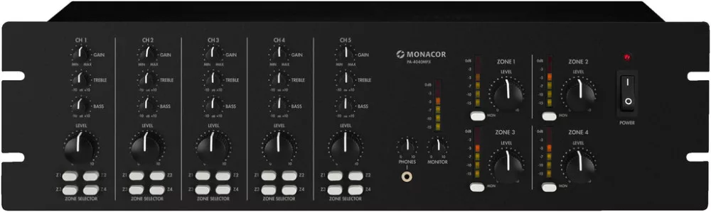 PA-4040MPX 4-zone mixer