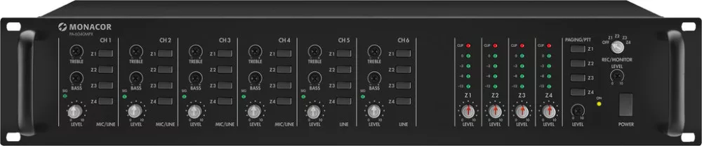 PA-6040MPX 4-zone mixer