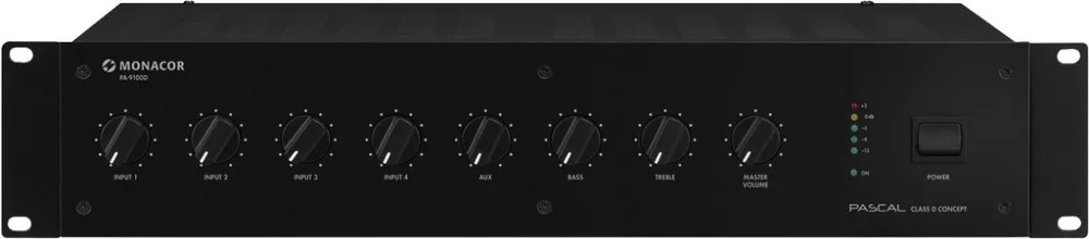 PA-9100D Mono class D PA mixing amplifier, 1,000 W
