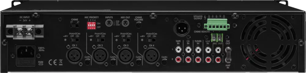 PA-924 Monó PA keverőerősítő - 2. kép