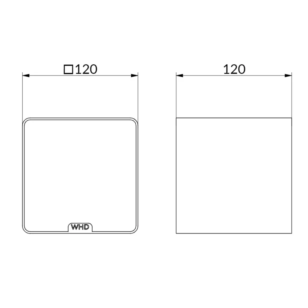 WHD Qube L - (W)LAN hangszóró (Fekete) - 2. kép