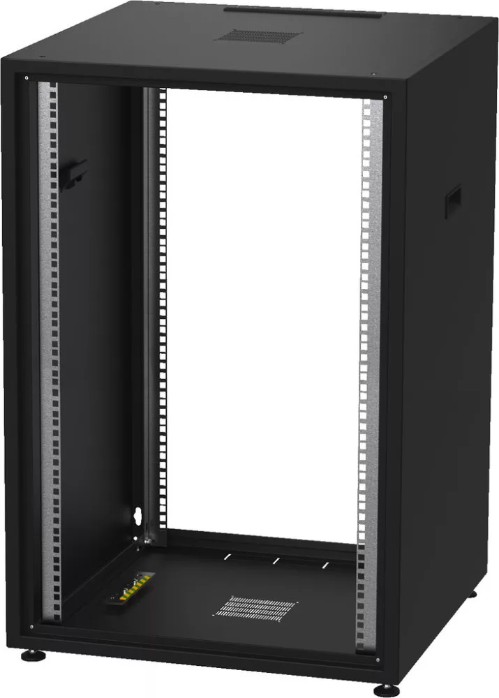RACK-18S/SW 19"-os stúdió rack állvány (18U, fekete)