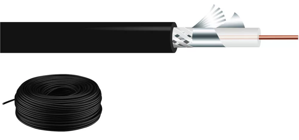 RG-58 Koaxiális kábel, 50 Ohm, 100 m - 2. kép