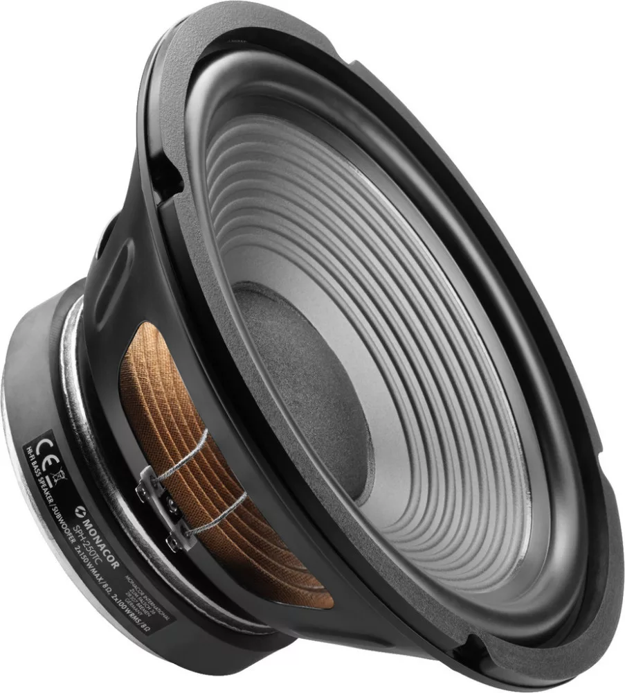 SPH-250TC Hi-Fi basszus- and szubasszus speaker, 2 x 150W max , 2 x 8Ω