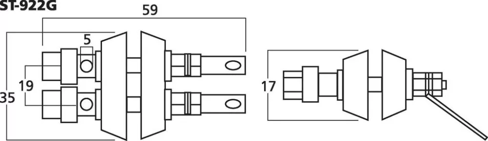 ST-922G Speaker-connector - view 2