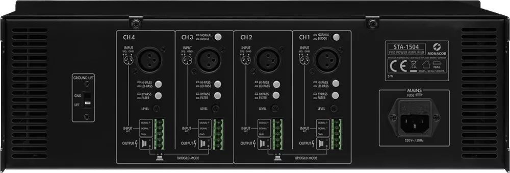 STA-1504 Sokcsatornás PA amplifiers - view 3