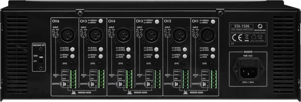 STA-1506 Sokcsatornás PA amplifiers - view 2