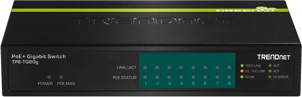 TPE-TG80G Gigabit Power over Ethernet switch - 2. kép