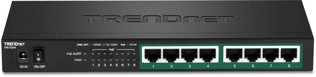 TPE-TG84 Gigabit Power over Ethernet switch - 2. kép
