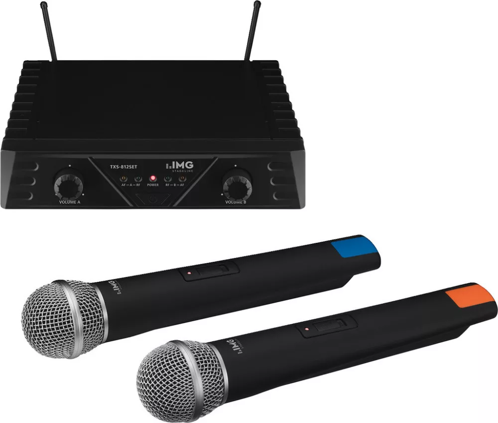 TXS-812SET Két hangcsatornás vezeték nélküli mikrofonrendszer - 2. kép