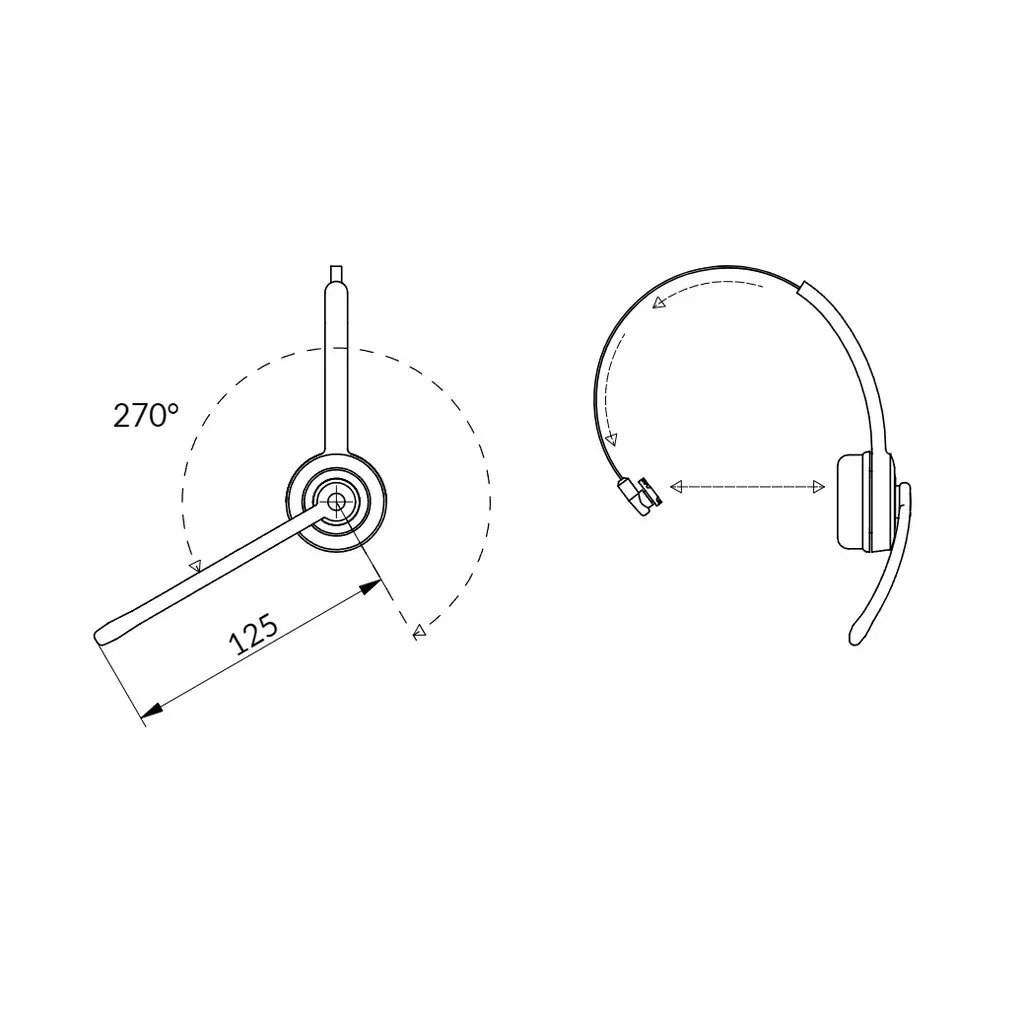 VOICEBRIDGEHeadset VoiceBridge Bluetooth headset, 11 órás használatot tesz lehetővé - 2. kép