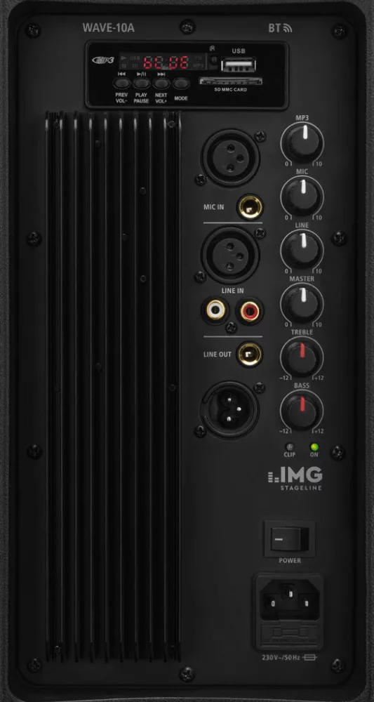 WAVE-10A Aktív szélessávú PA hangfal, 300 W - 2. kép