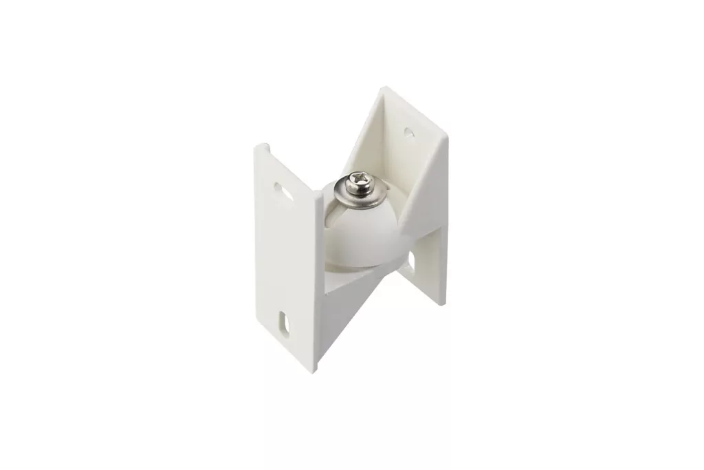 WHMINIW White colored Gömbcsukló a Mini 4/ Mini 4 WP wall-mount for mounting 70°-ban oldalra rotatable, felfelé 15°- lefelé 40°-ban tiltable Colour: RAL 9016