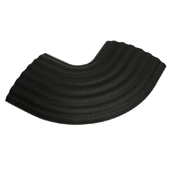 Defender OFFICE C - 90°-os kanyarelem a 85160 cable átjáróhoz, black