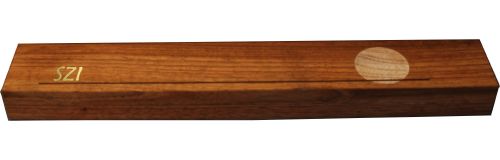 Worldmix ACER PT 15 IOD MON - karmesteri pálcatok diófából, dekoratív faberakással és monogrammal