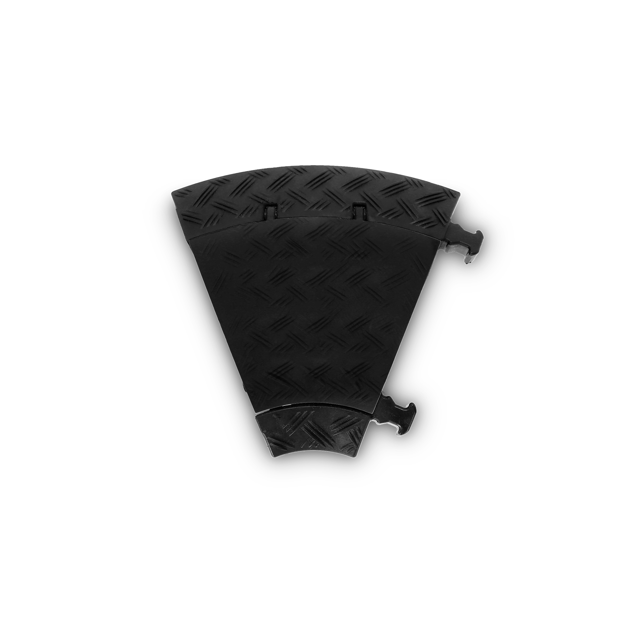 Defender Mini C MK2 RIGHT - 45°-os jobbos kanyarelem a 3-channel Mini for cable protector, black